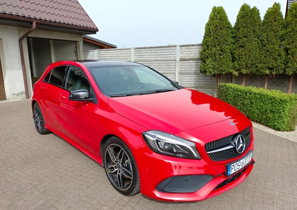 Mercedes-Benz Klasa A cena 73000 przebieg: 79800, rok produkcji 2018 z Odolanów małe 106